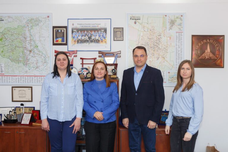 Primarul Municipiului Focșani, Cristi Valentin  Misăilă s-a întâlnit cu reprezentanții Comisiei Fonduri Europene a Uniunii Naționale a Patronatului Român