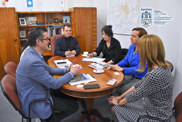 Întâlnire între conducerea Primăriei Municipiului Satu Mare şi Uniunea Națională a Patronatului Român