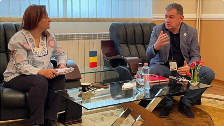 Întâlnire delegație UNPR cu primarul Municipiului Pitești, Cristian Gentea