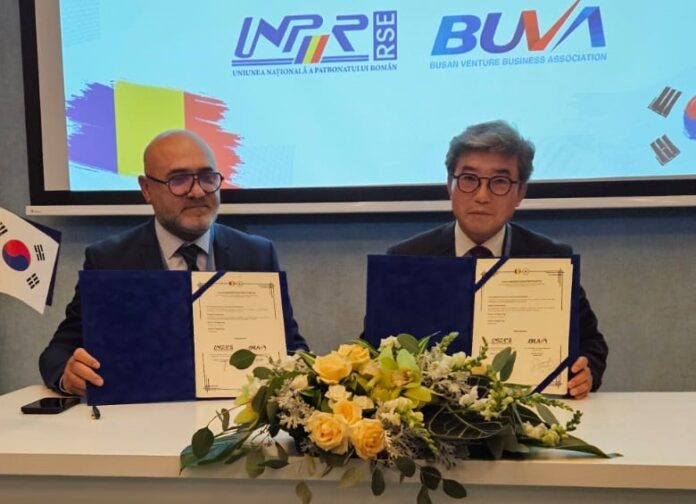 UNPR-RSE și Busan Venture Business Association din Republica Coreea au semnat un protocol de colaborare